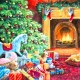 Салфетка для декупажа "Канун Рождества" бумажная, 303540, 33х33 см